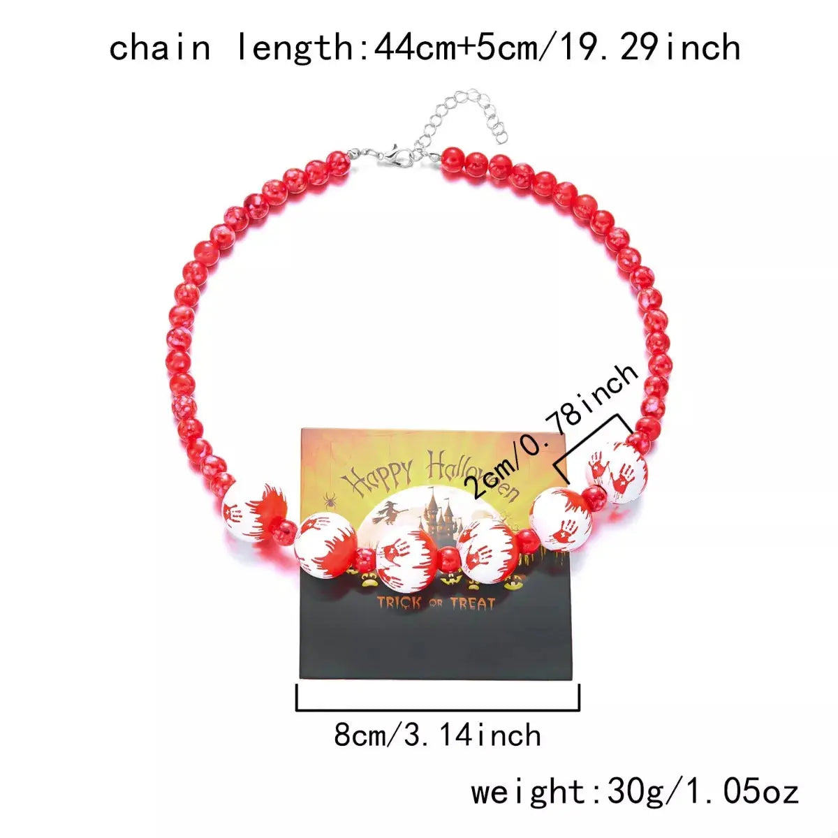 Halloween Necklace and Bracelet Jewelry Set - SmileBen