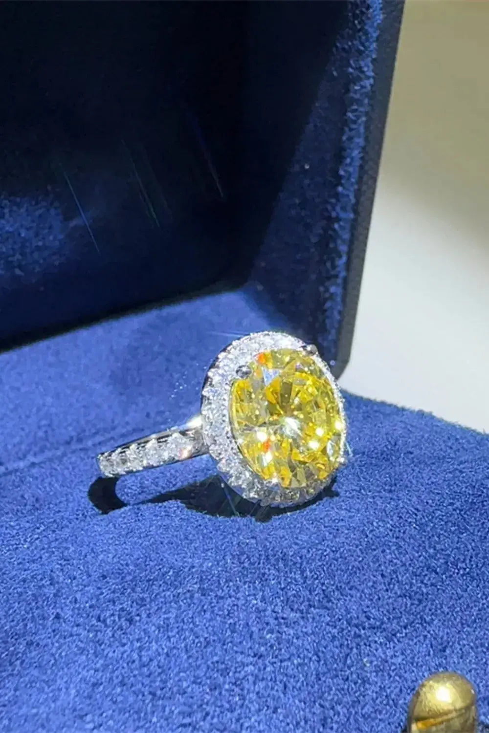 3 Carat Moissanite 925 Sterling Silver Ring - SmileBen