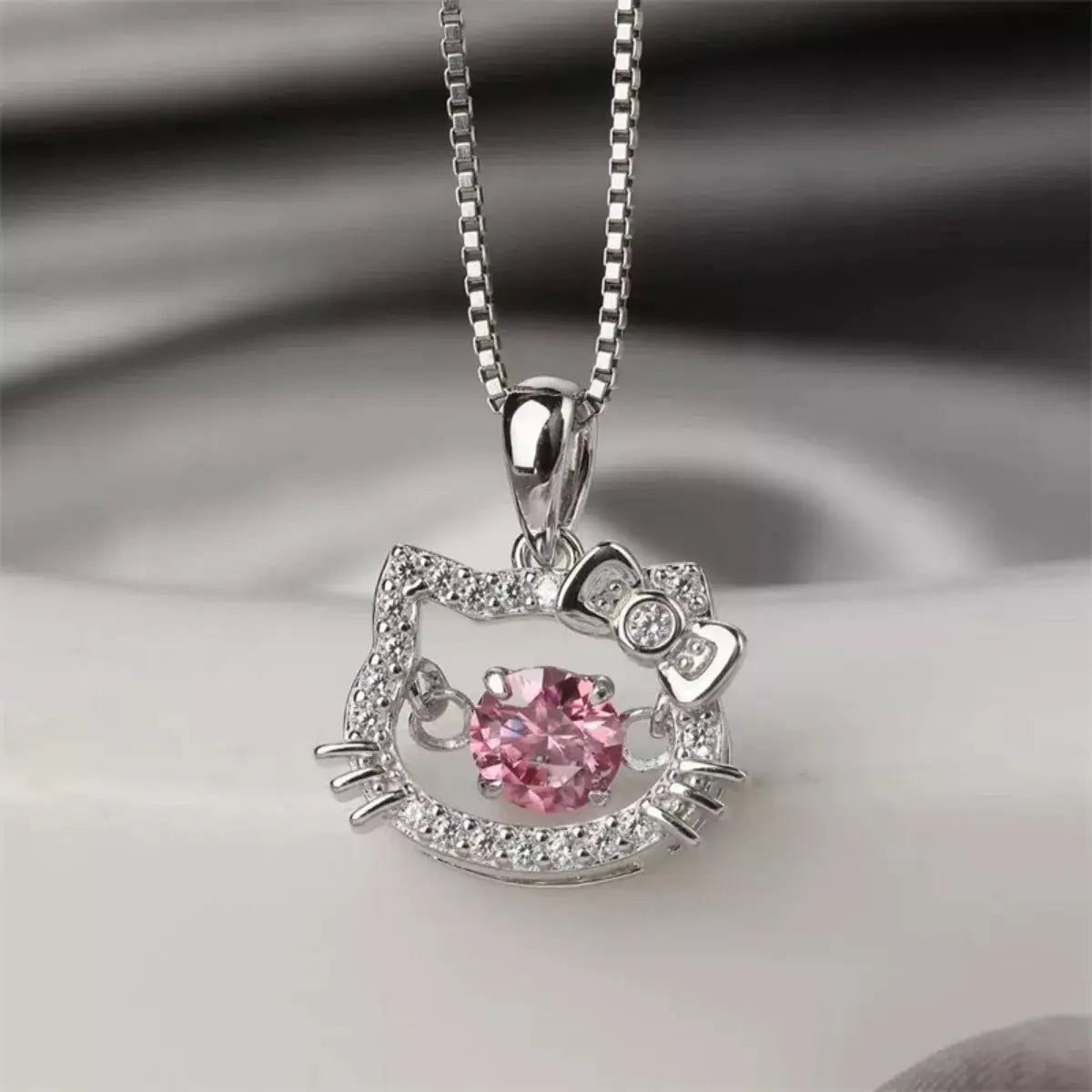 2 Carat Moissanite 925 Sterling Pendant Silver - SmileBen