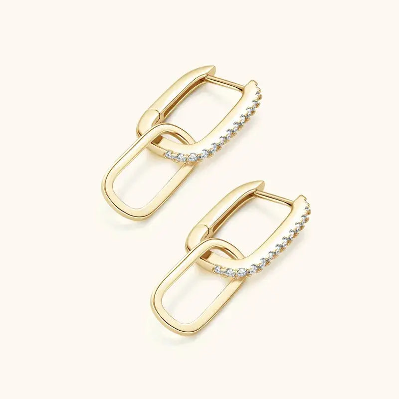 925 Sterling Silver Moissanite Earrings - SmileBen