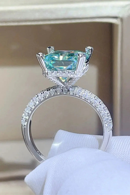 5 Carat Moissanite 925 Sterling Silver Ring - SmileBen