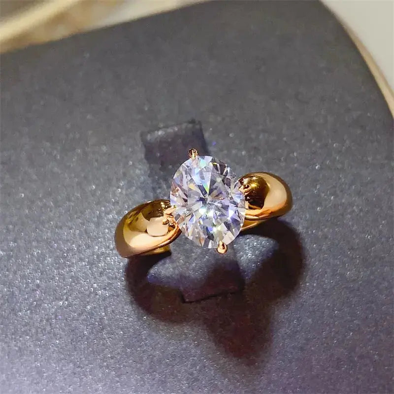 2 Carat Moissanite 925 Sterling Silver Ring - SmileBen