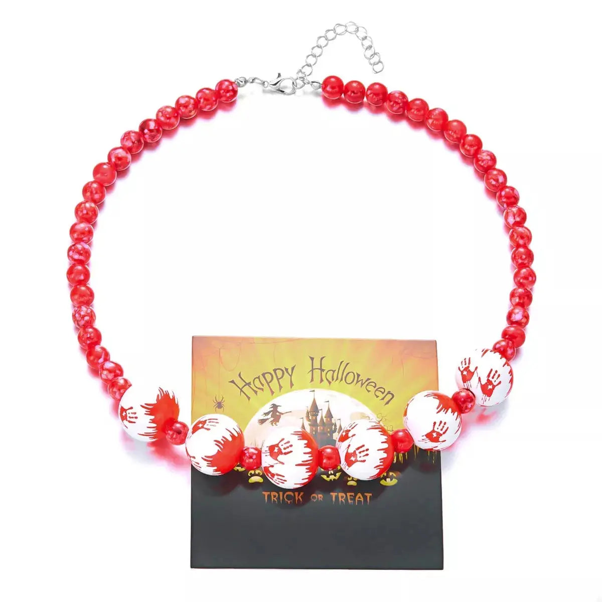 Halloween Necklace and Bracelet Jewelry Set - SmileBen