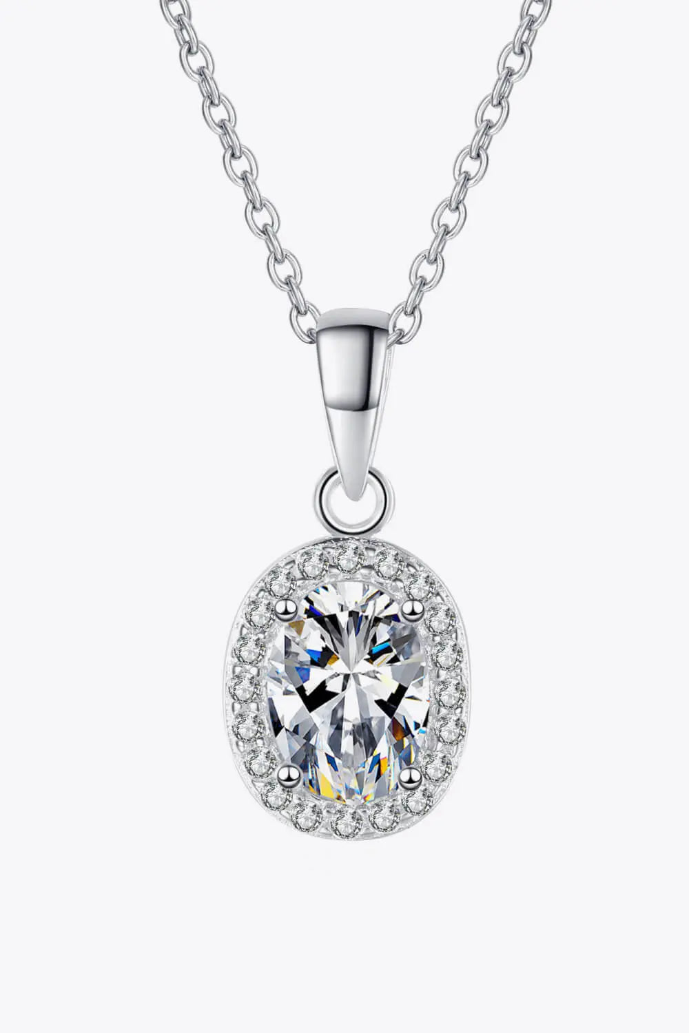 Be The One 1 Carat Moissanite Pendant Necklace - SmileBen