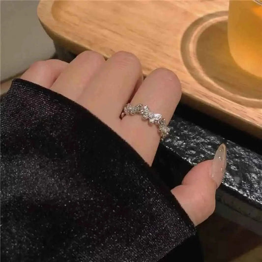 925 Sterling Silver Butterfly Open Ring - SmileBen
