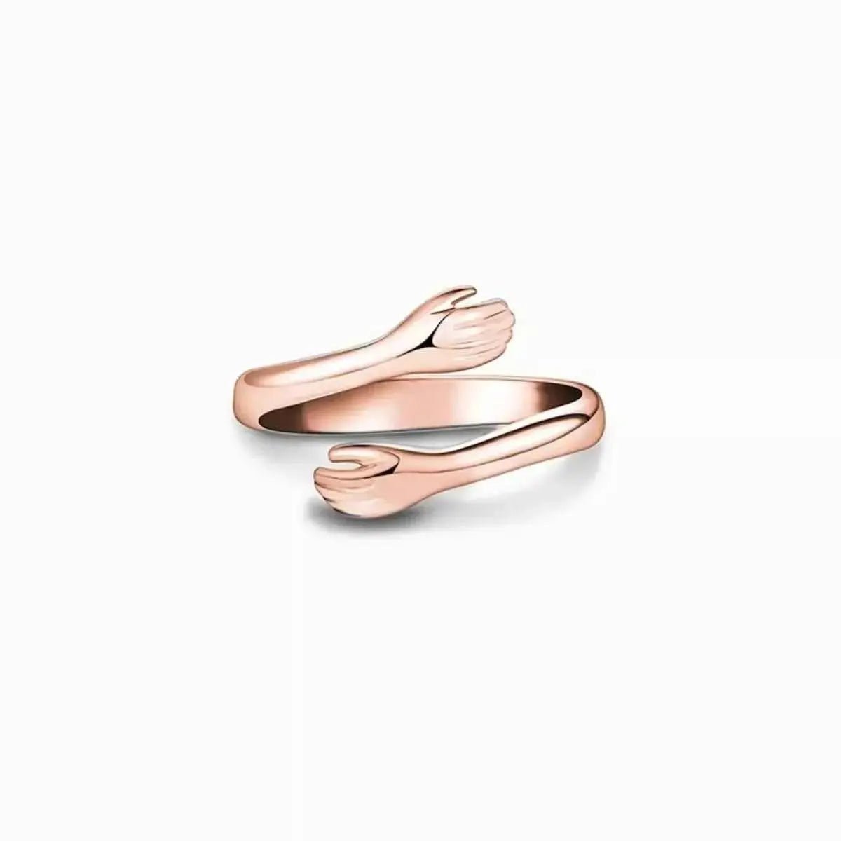 925 Sterling Silver Hug Bypass Ring - SmileBen