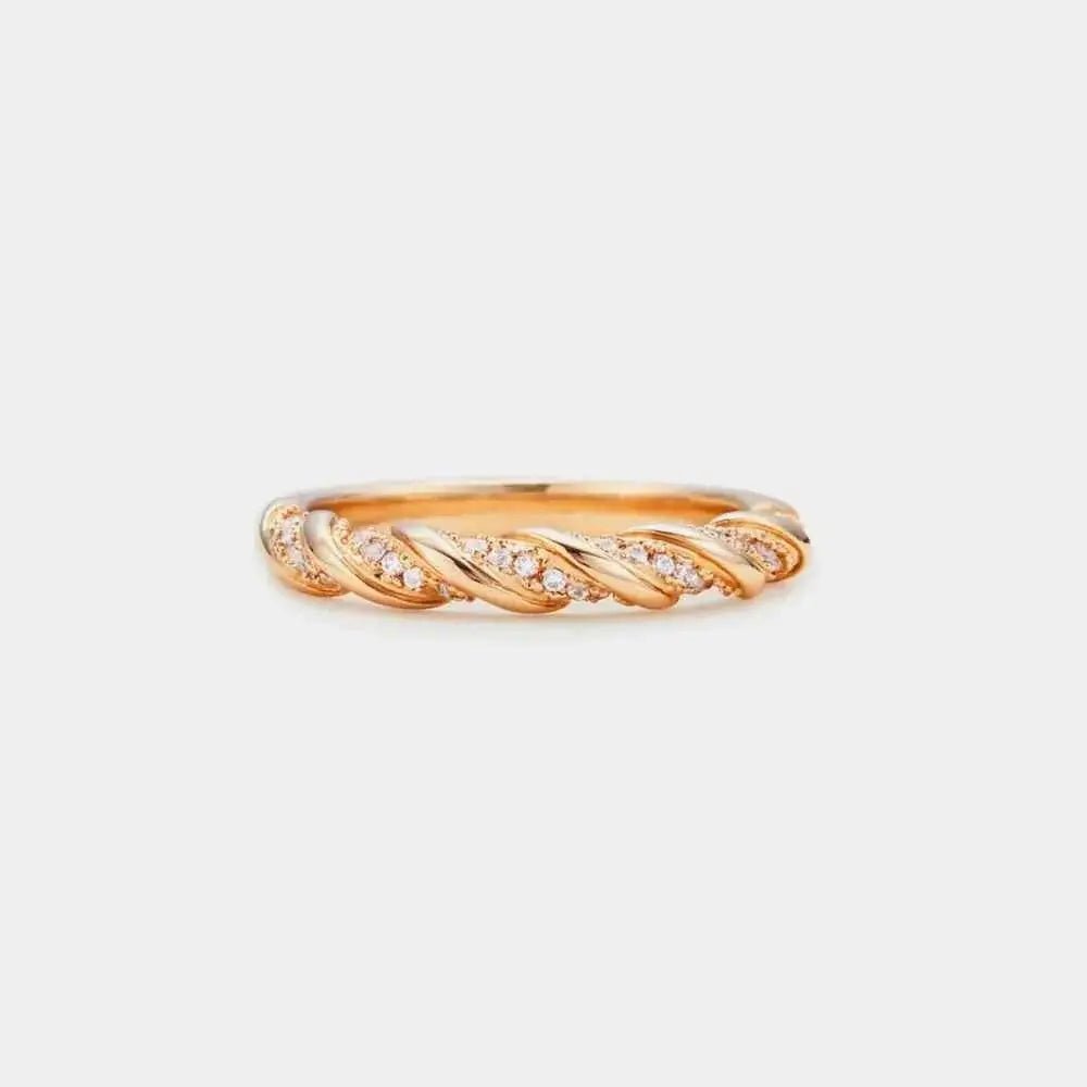 925 Sterling Silver Inlaid Zircon Ring - SmileBen