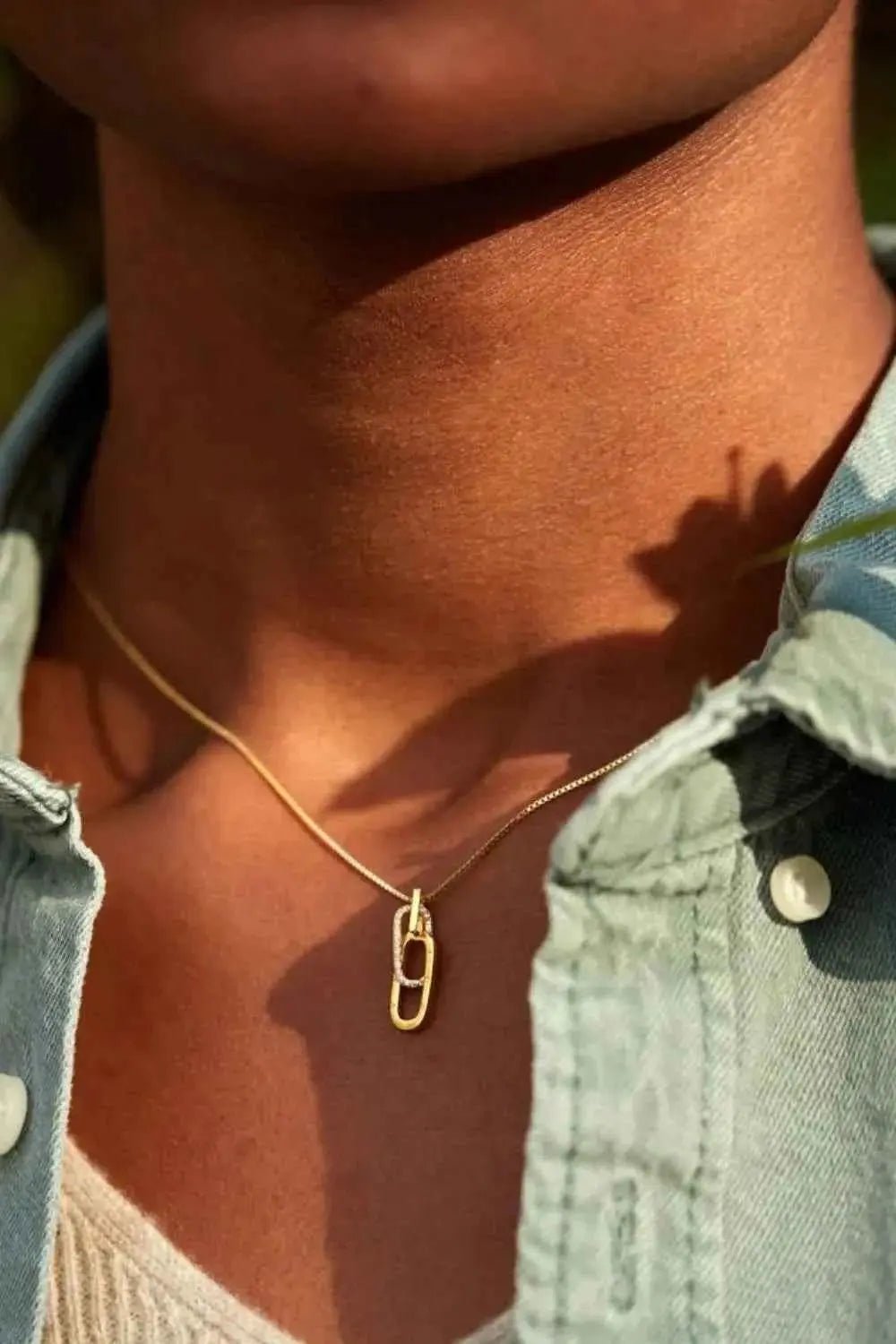 925 Sterling Silver Inland Zircon Necklace - SmileBen