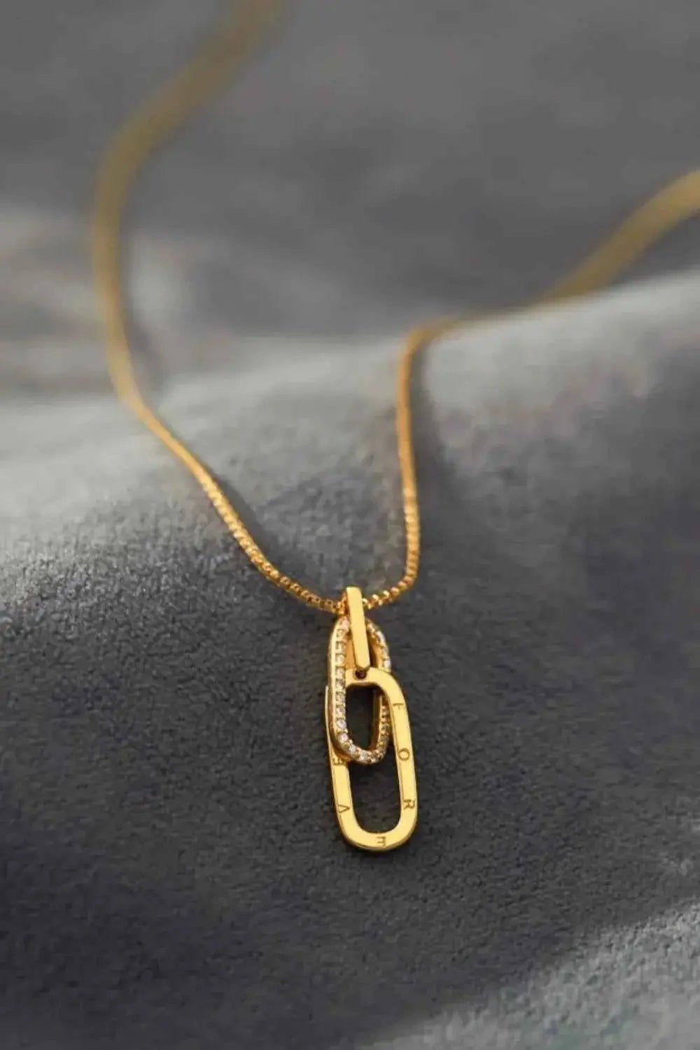 925 Sterling Silver Inland Zircon Necklace - SmileBen