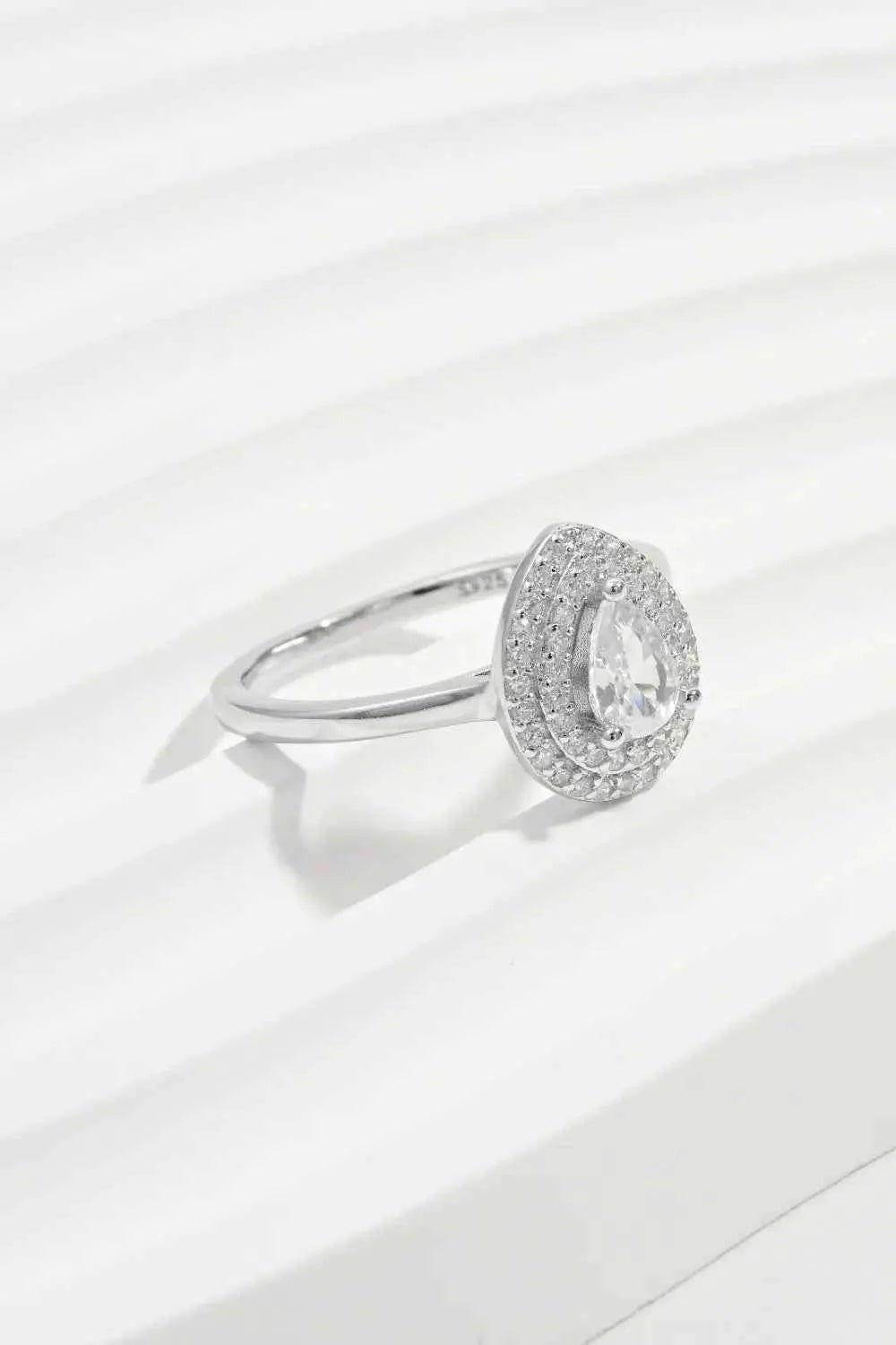 925 Sterling Silver Inland Zircon Ring - SmileBen