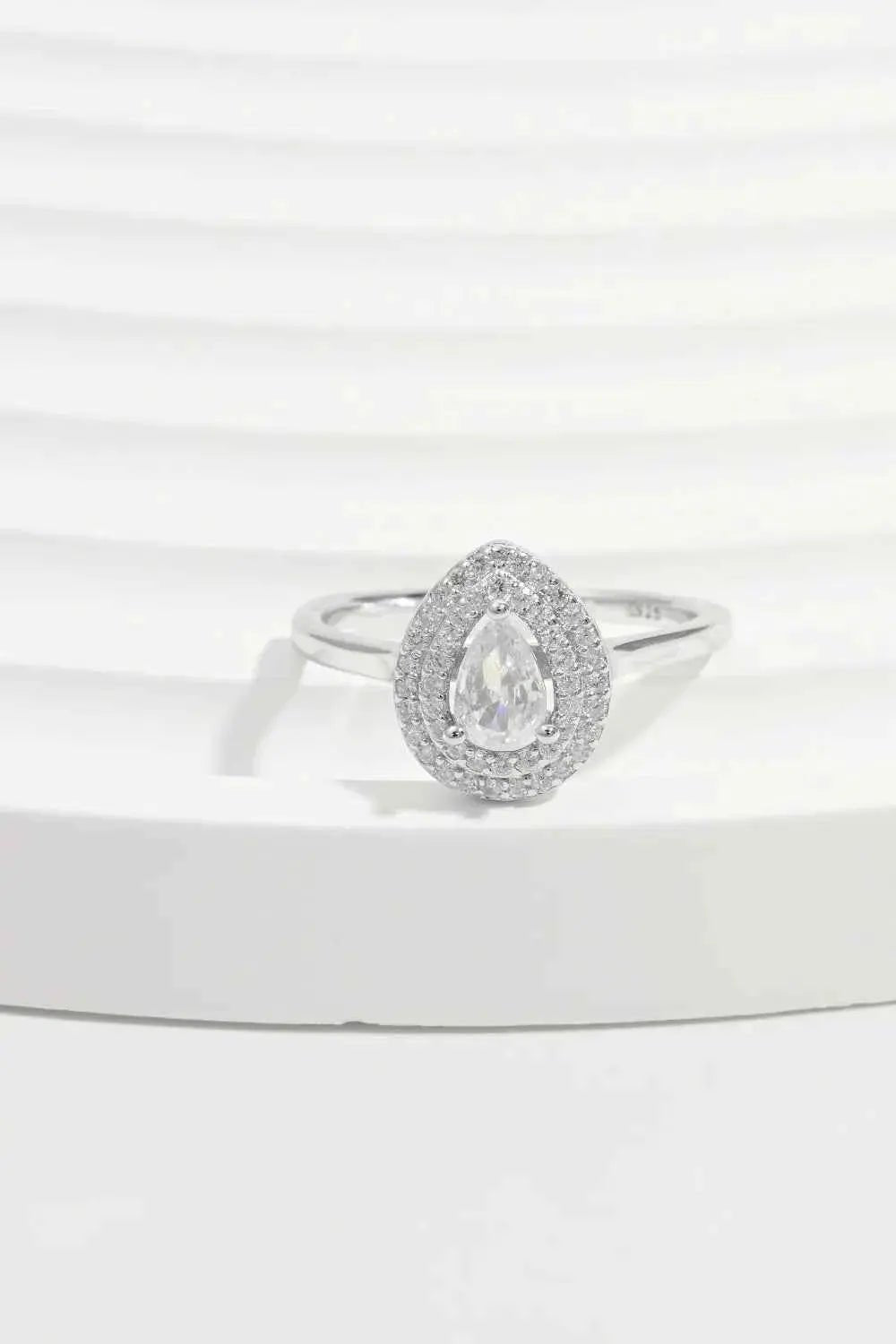 925 Sterling Silver Inland Zircon Ring - SmileBen