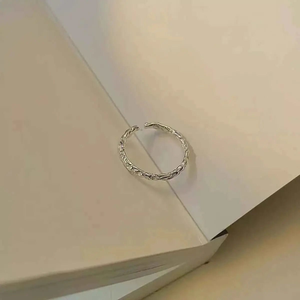 925 Sterling Silver Open Ring - SmileBen