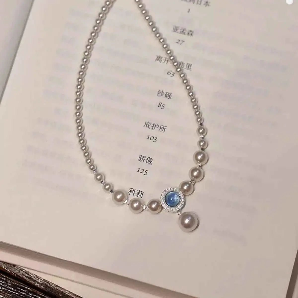 925 Sterling Silver Pearl Necklace - SmileBen