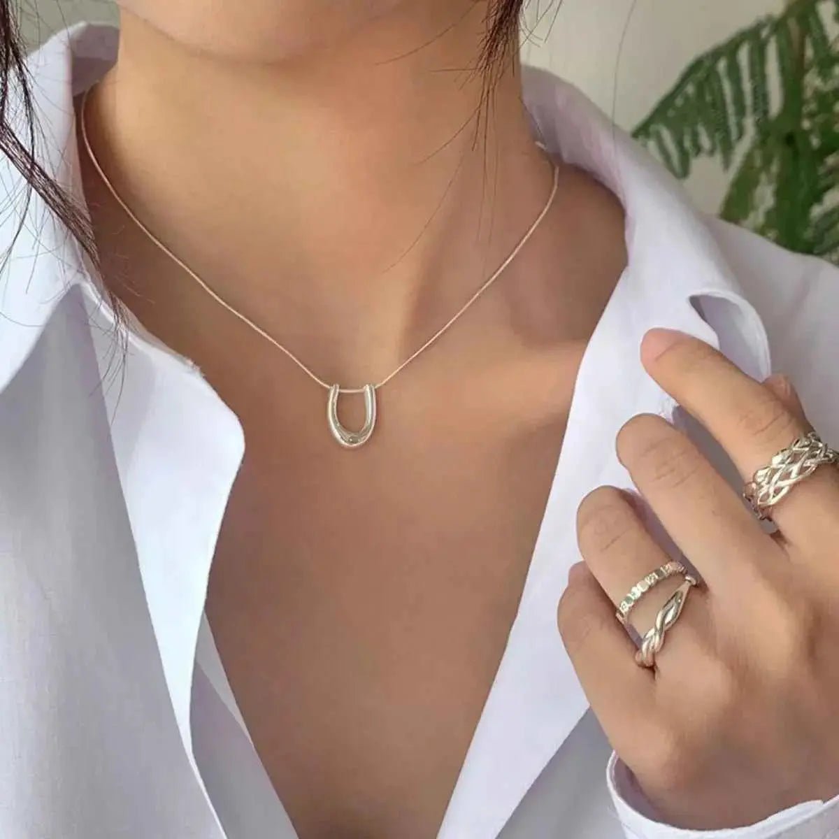 925 Sterling Silver Pendant Necklace - SmileBen