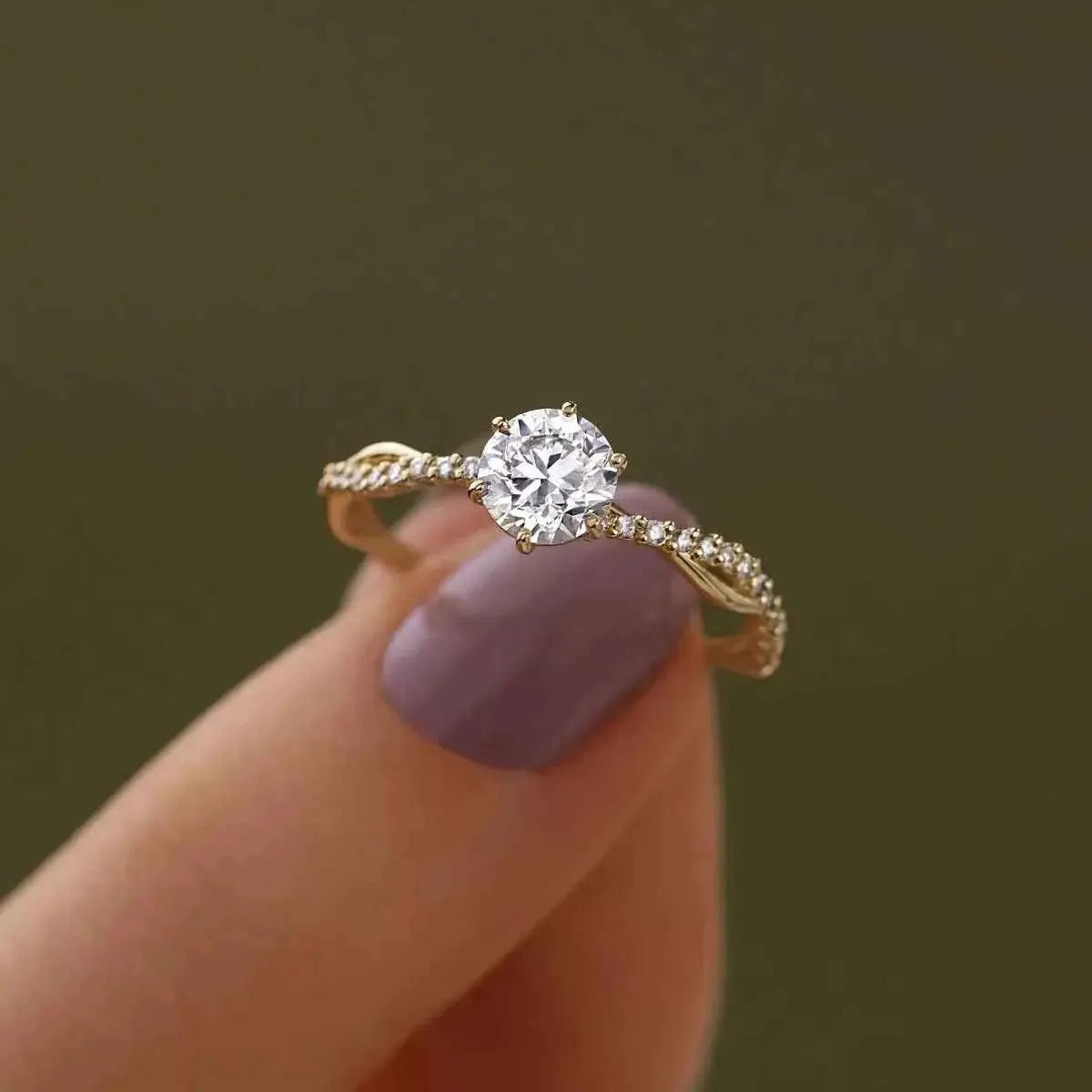 925 Sterling Silver Zircon Ring - SmileBen