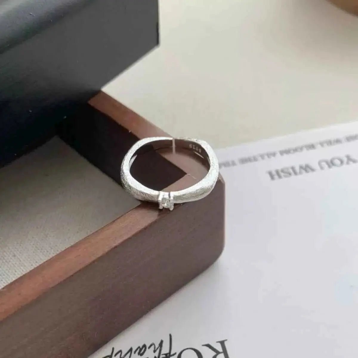 925 Sterling Silver Zircon Ring - SmileBen