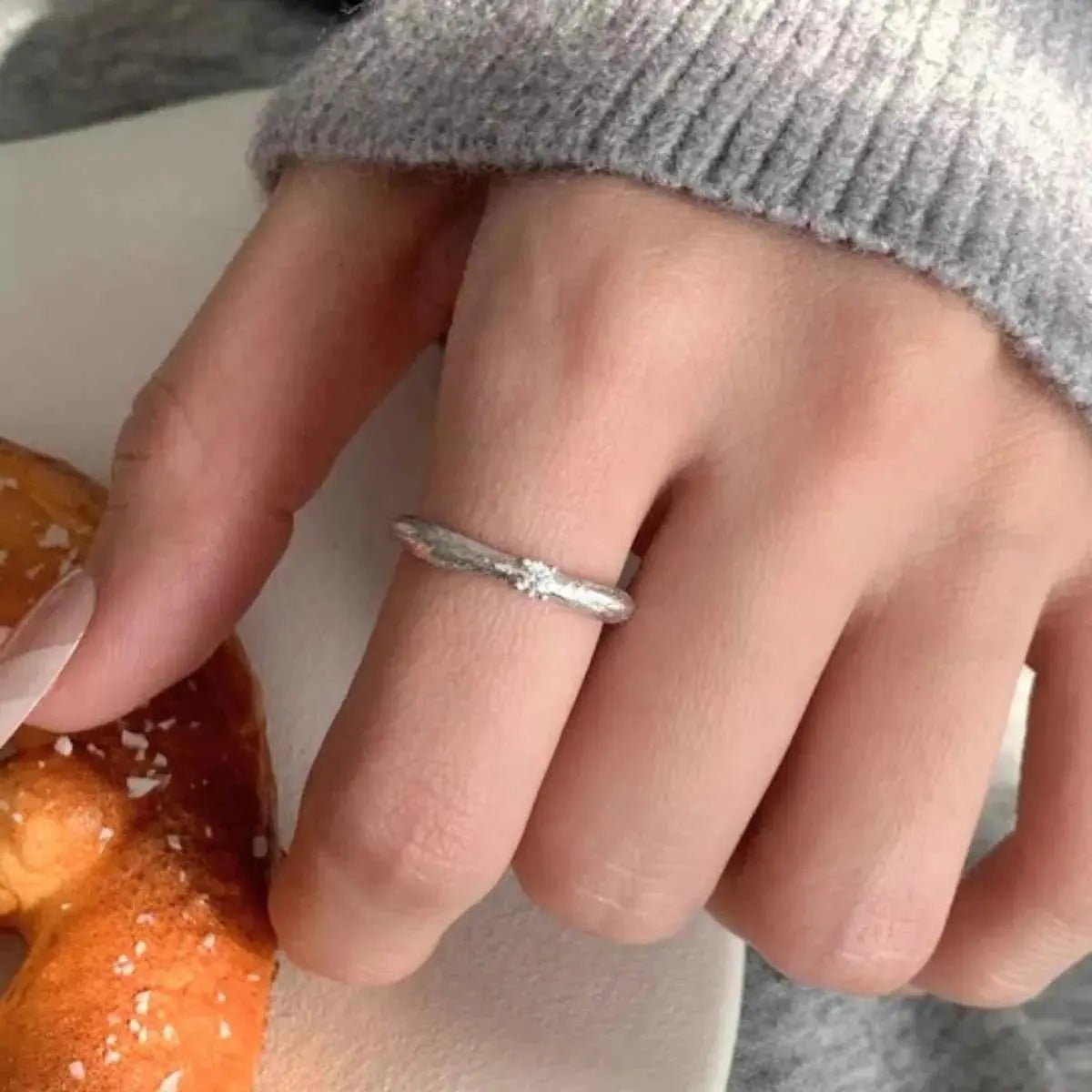 925 Sterling Silver Zircon Ring - SmileBen