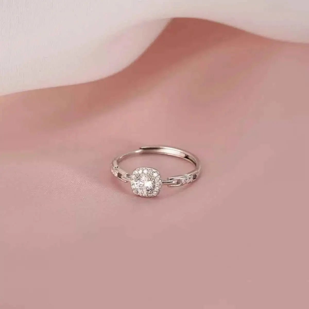 925 Sterling Silver Zircon Ring - SmileBen