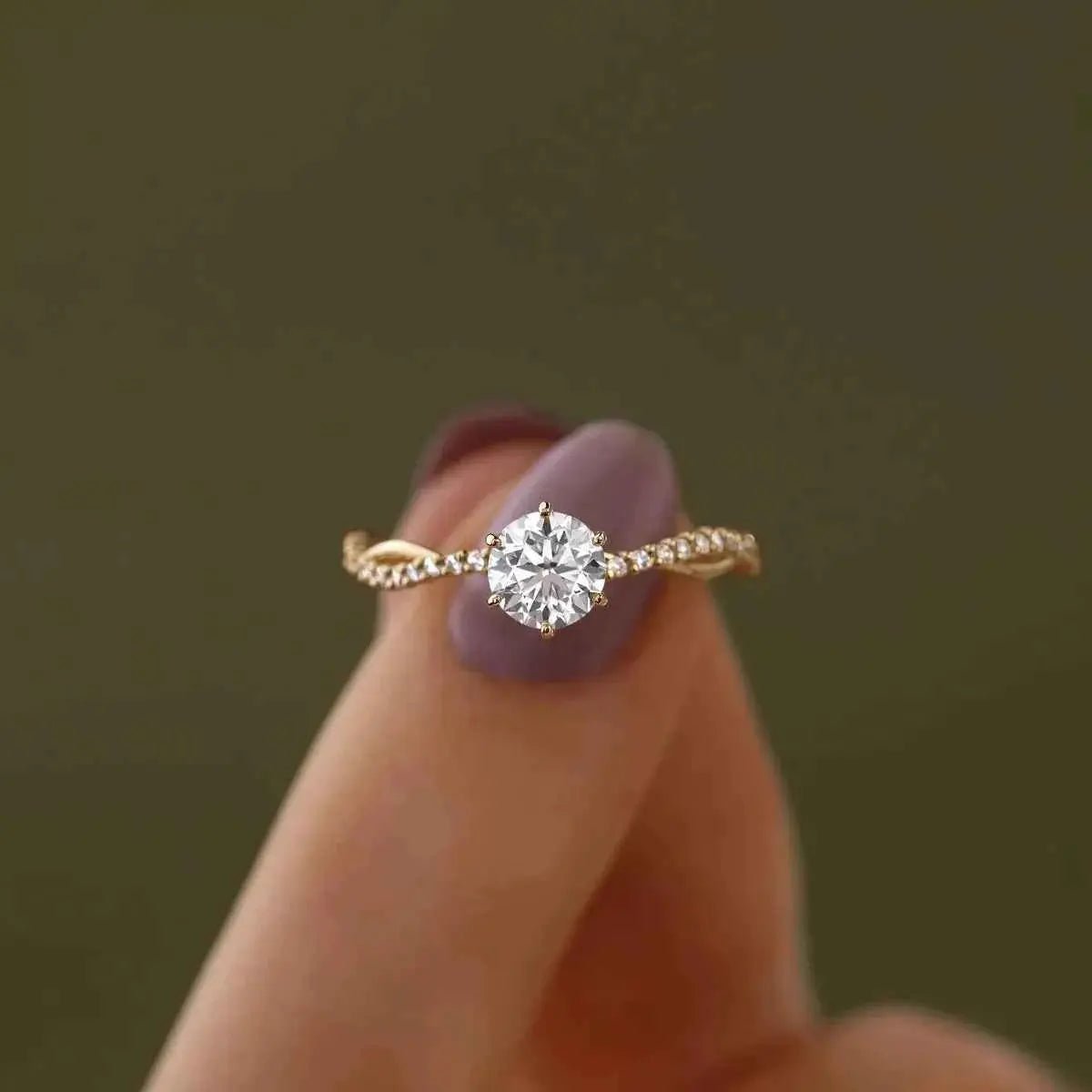 925 Sterling Silver Zircon Ring - SmileBen