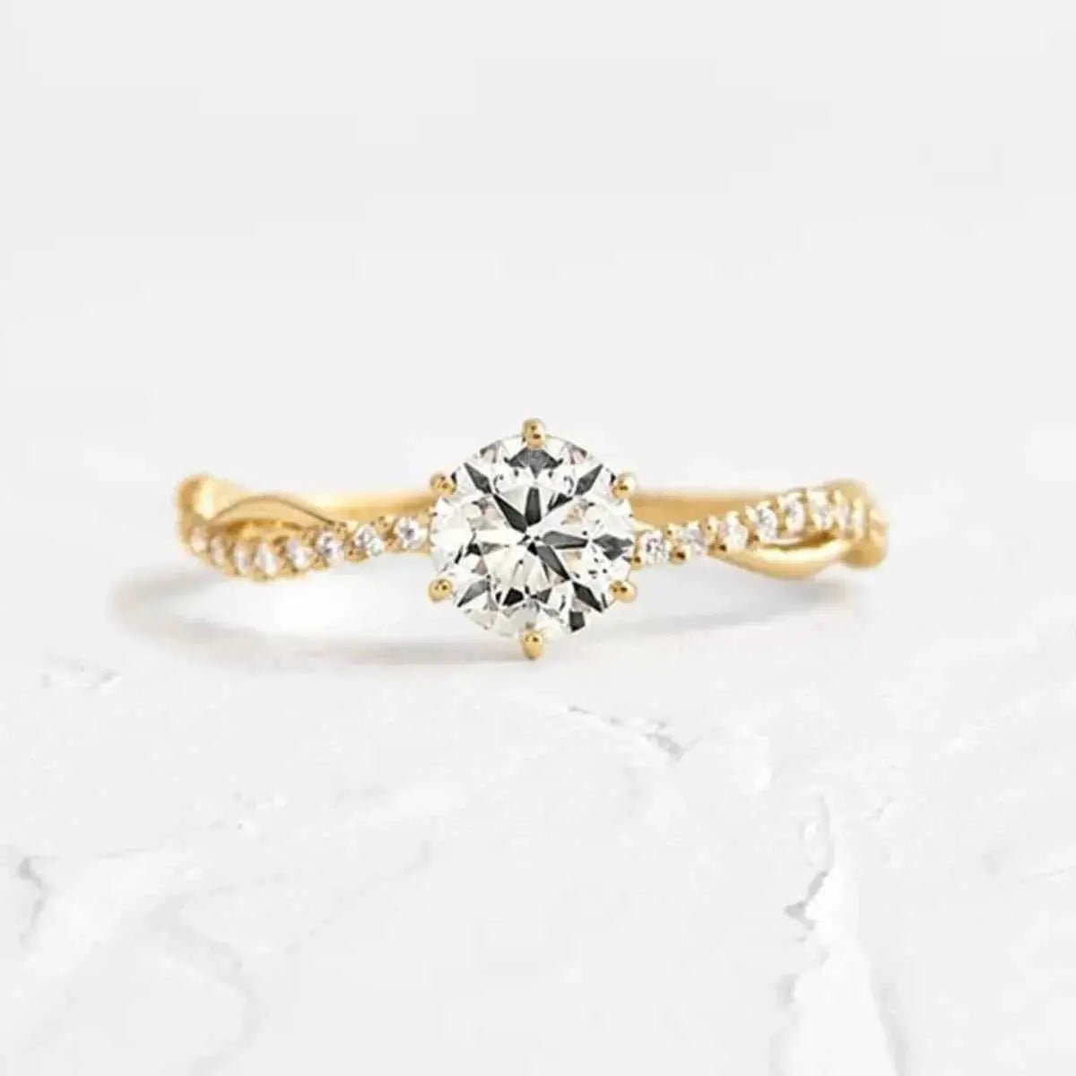 925 Sterling Silver Zircon Ring - SmileBen