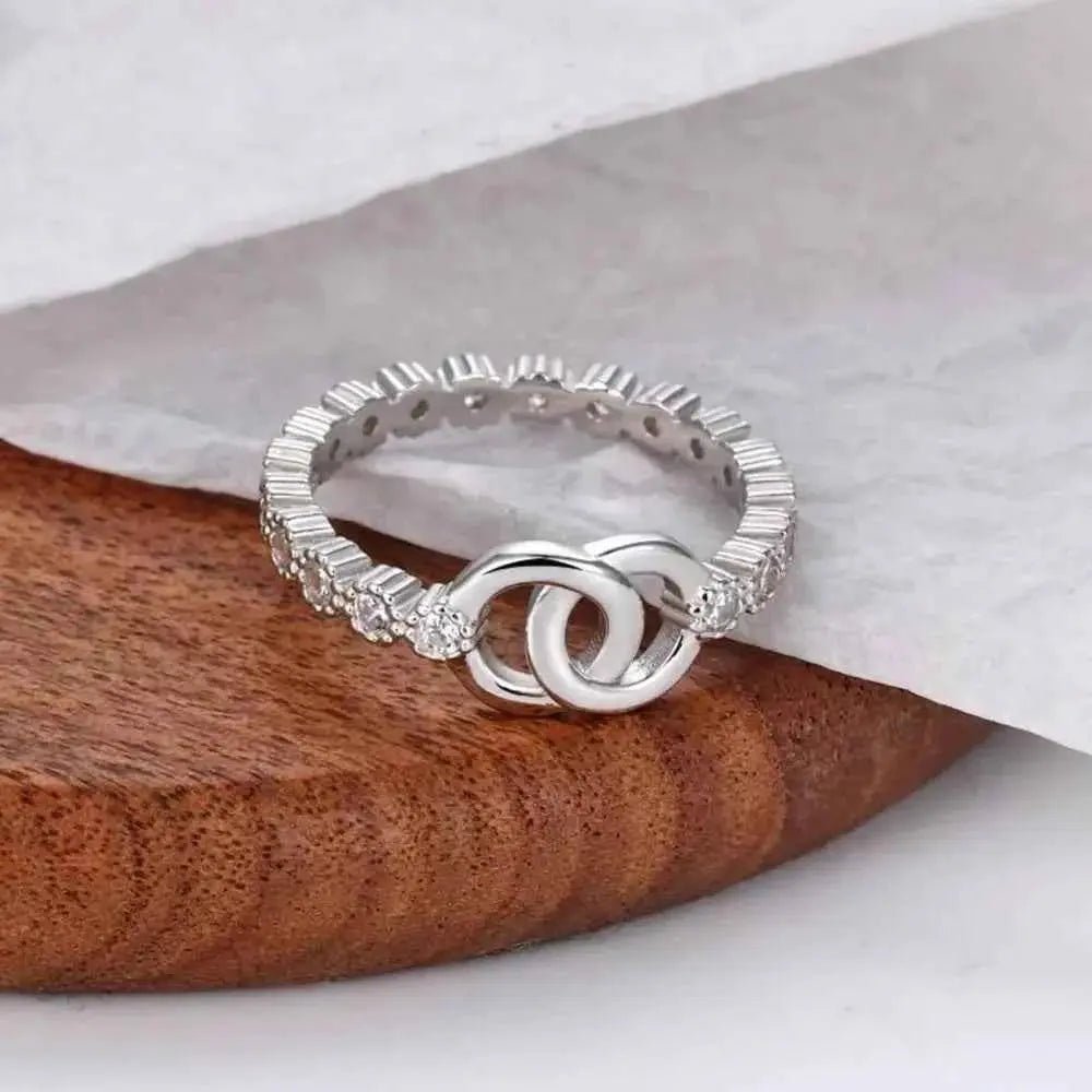 925 Sterling Silver Zircon Ring - SmileBen