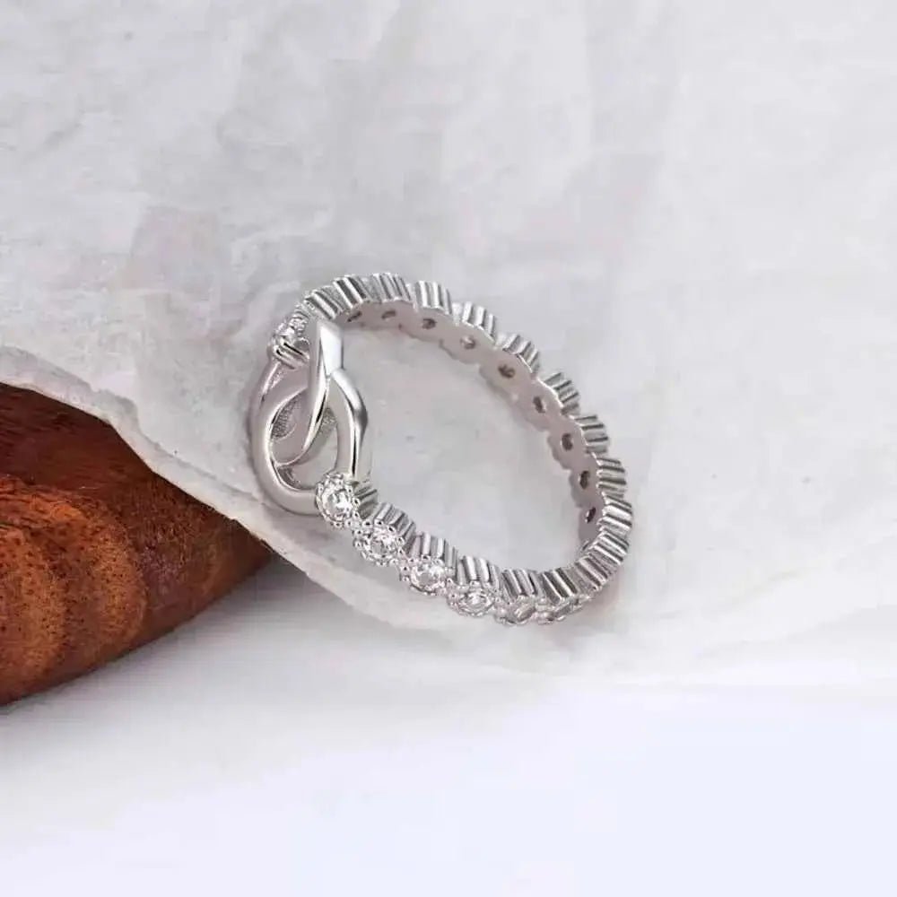 925 Sterling Silver Zircon Ring - SmileBen