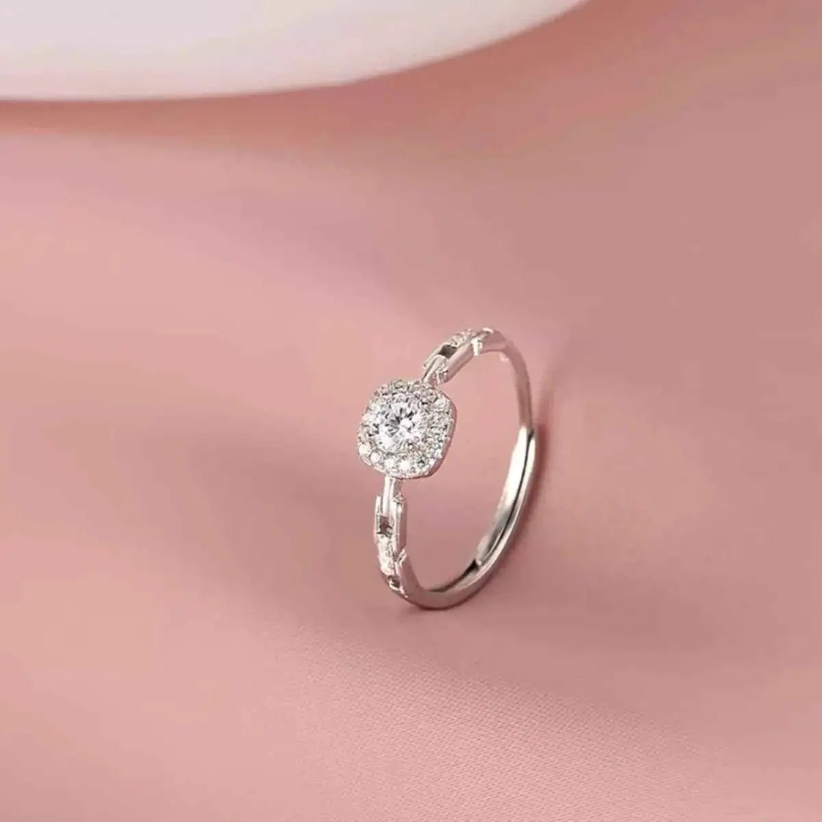 925 Sterling Silver Zircon Ring - SmileBen