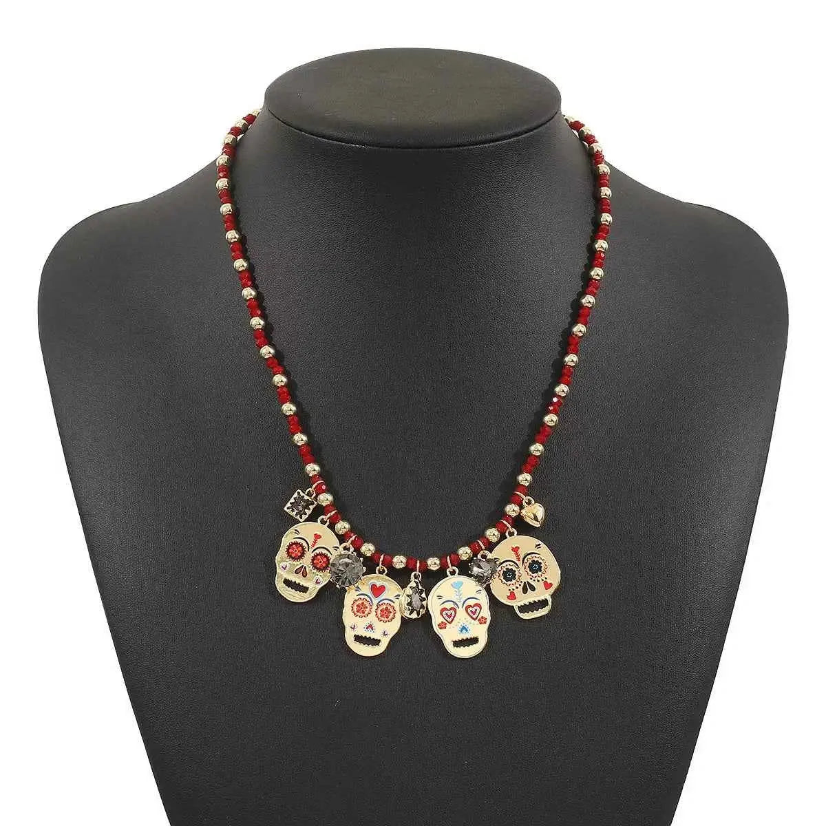 18K Gold-Plated Halloween Charm Necklace