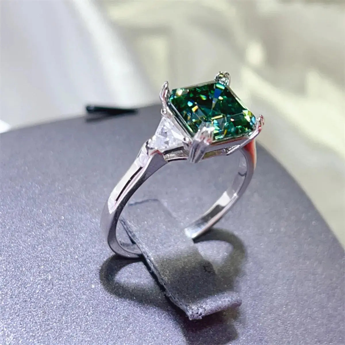 3 Carat Moissanite 925 Sterling Silver Ring - SmileBen