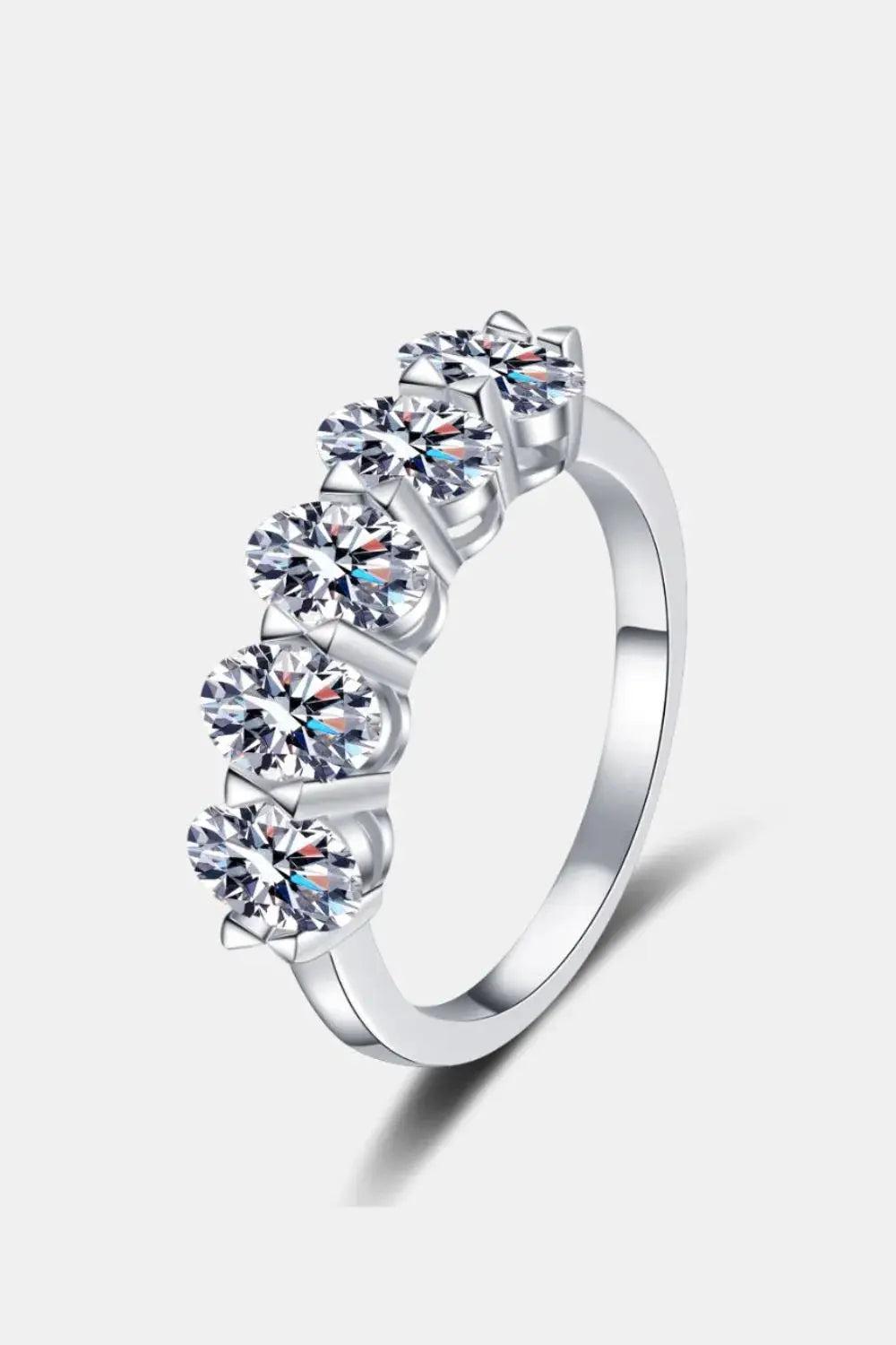 2.5 Carat Moissanite 925 Sterling Silver Ring - SmileBen