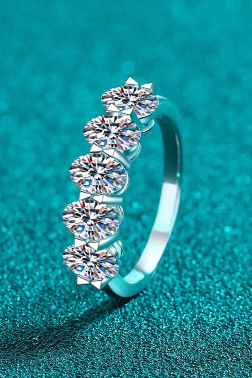 2.5 Carat Moissanite 925 Sterling Silver Ring - SmileBen
