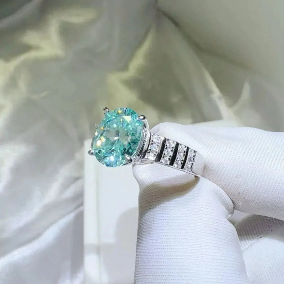2 Carat Moissanite 925 Sterling Silver Ring - SmileBen