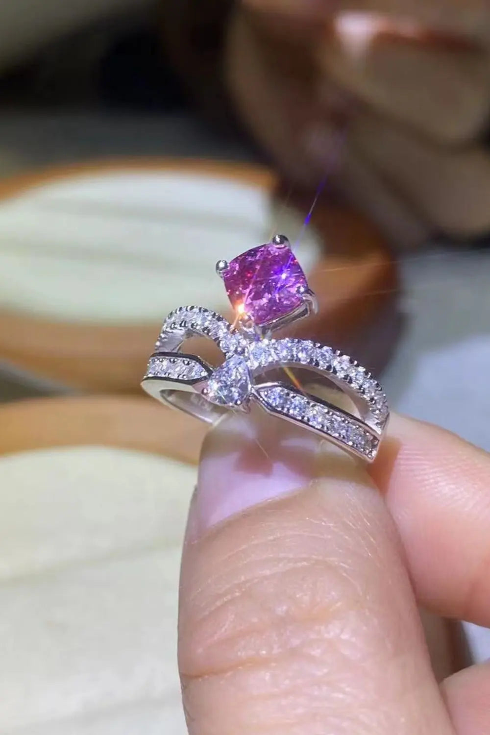 At Your Best 1 Carat Moissanite Ring - SmileBen