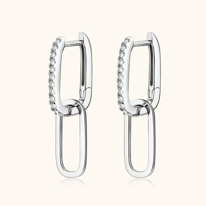 925 Sterling Silver Moissanite Earrings - SmileBen