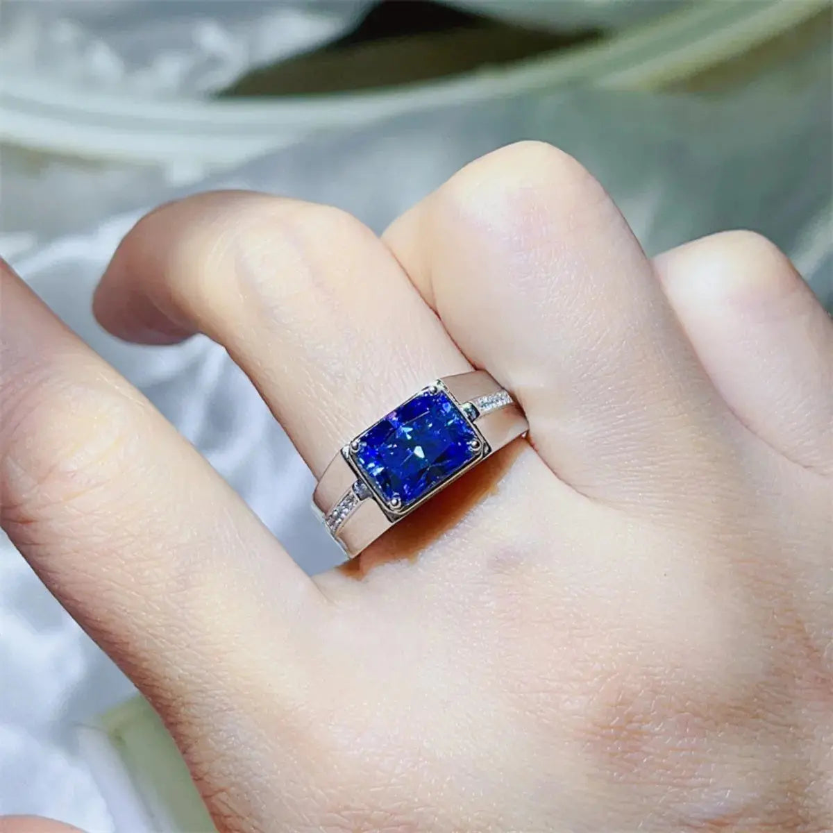 2 Carat Moissanite 925 Sterling Silver Ring - SmileBen