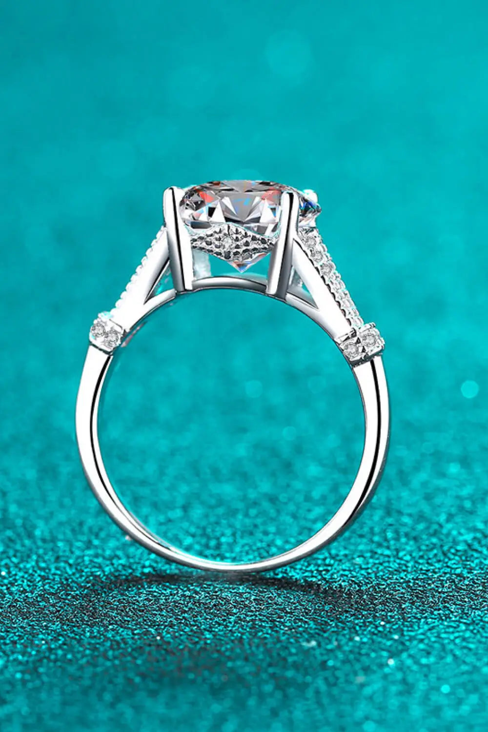 Unpredictable Day 3 Carat Moissanite Ring - SmileBen