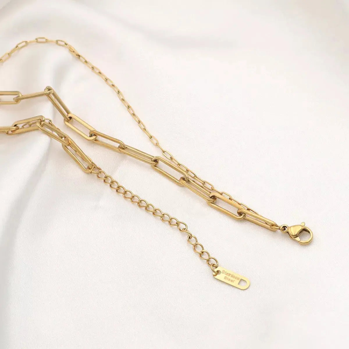 18K Gold-Plated Double Layered Necklace - SmileBen