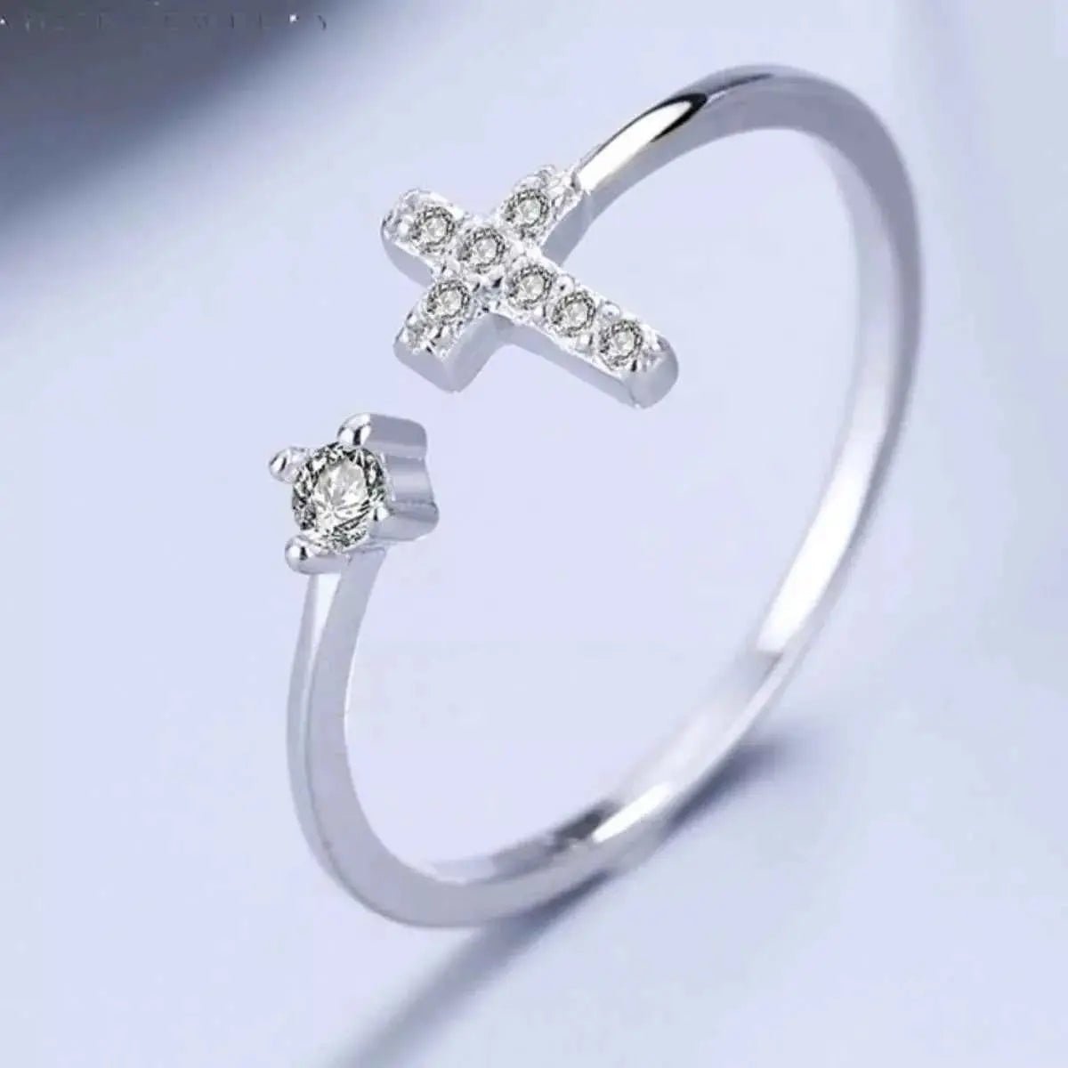 Adjustable Open Cross Ring - SmileBen