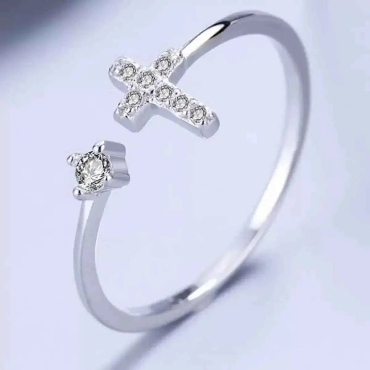 Adjustable Open Cross Ring - SmileBen
