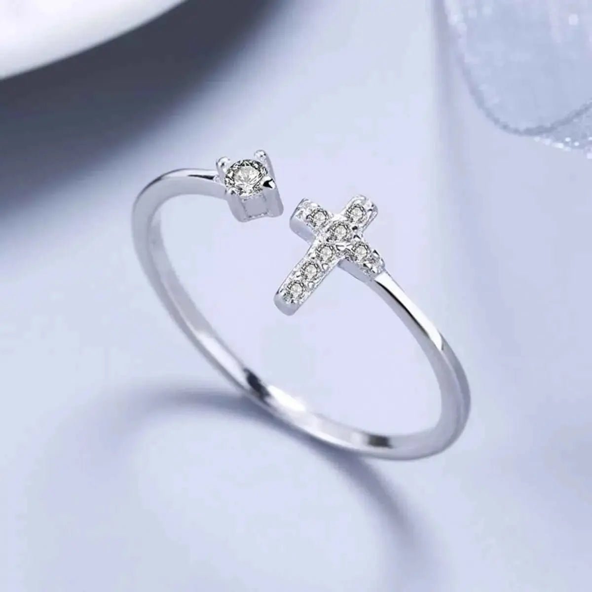 Adjustable Open Cross Ring - SmileBen