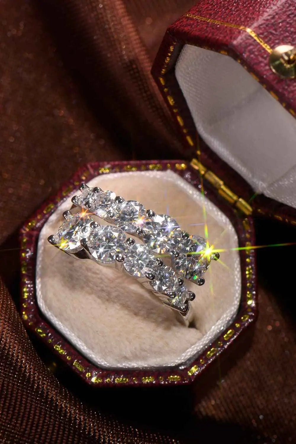 Adored Moissanite 925 Sterling Silver Ring - SmileBen