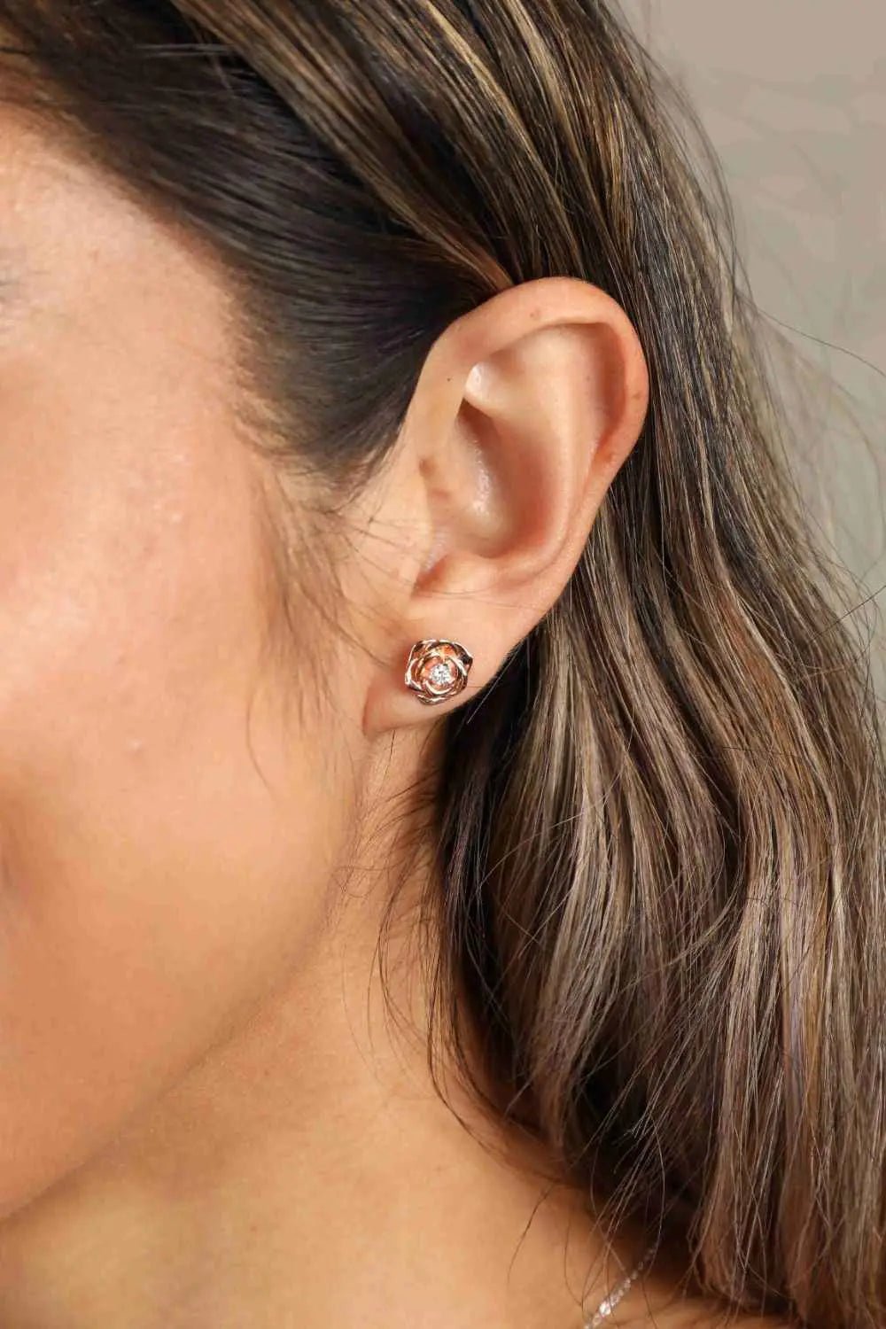 Adored Moissanite Flower 925 Sterling Silver Earrings - SmileBen