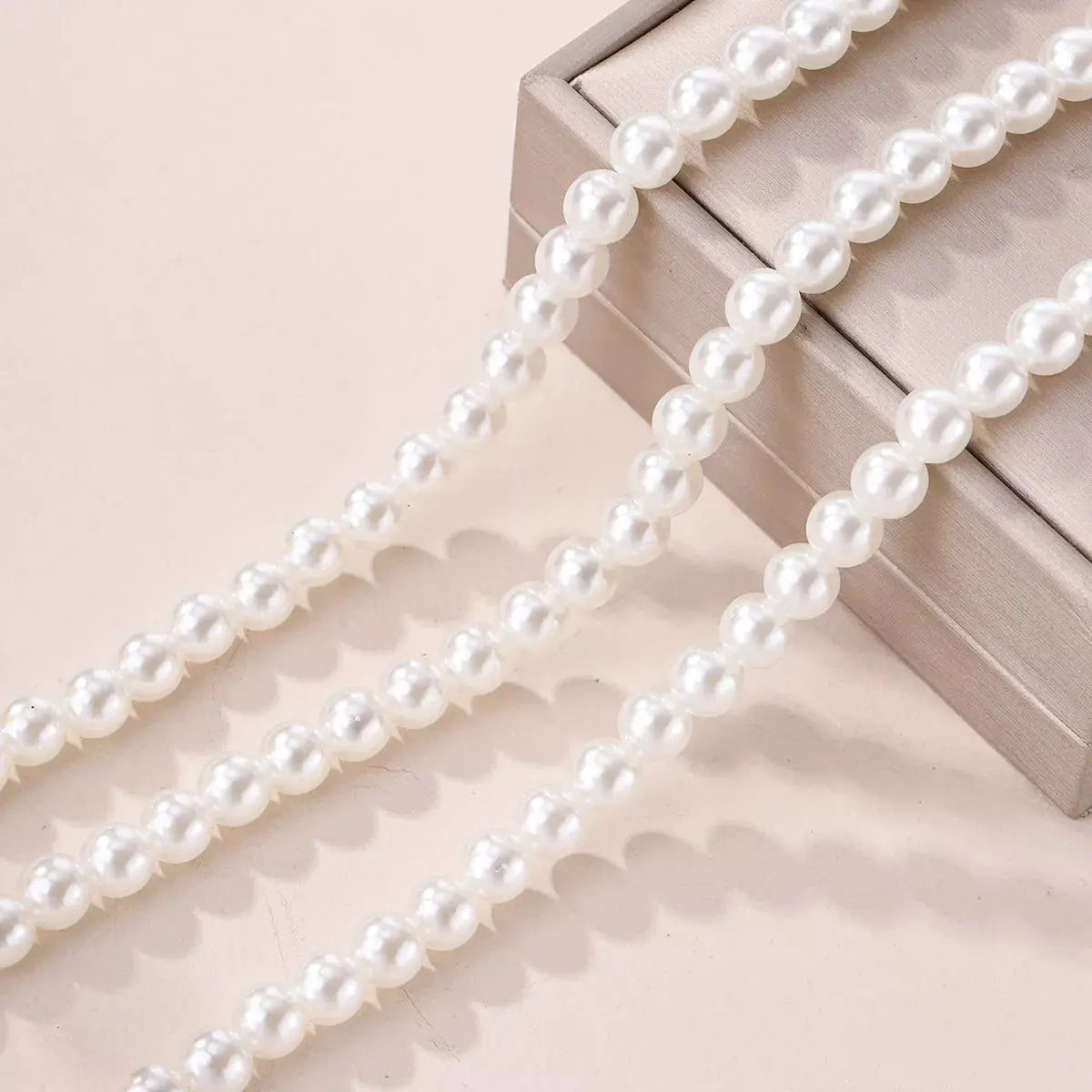 Three-Layered Pearl Necklace - SmileBen