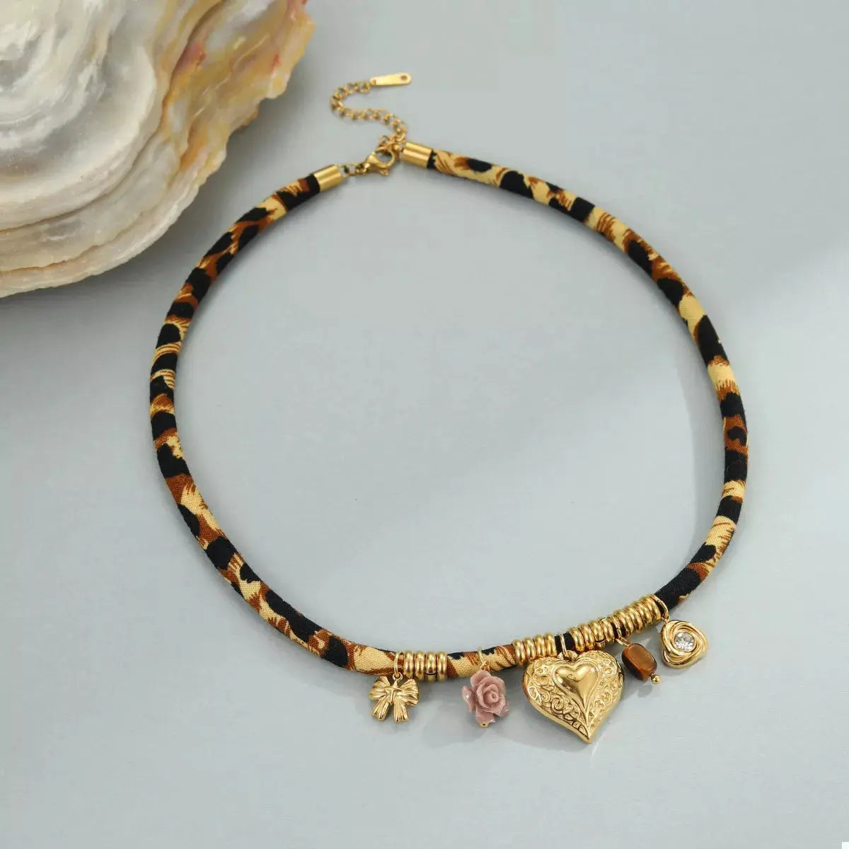 Leopard 18K Gold-Plated Necklace - SmileBen