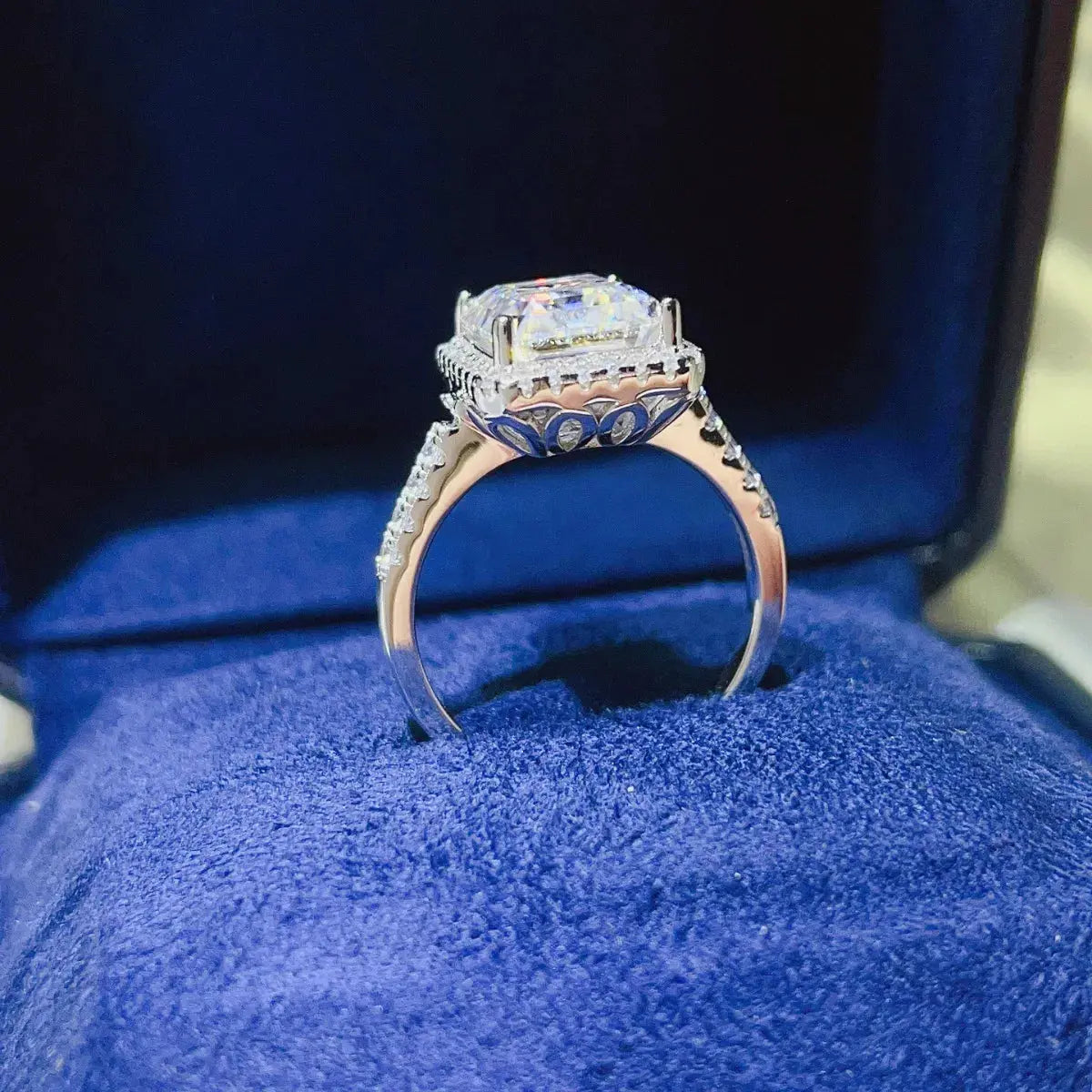 5 Carat Moissanite 925 Sterling Silver Ring - SmileBen