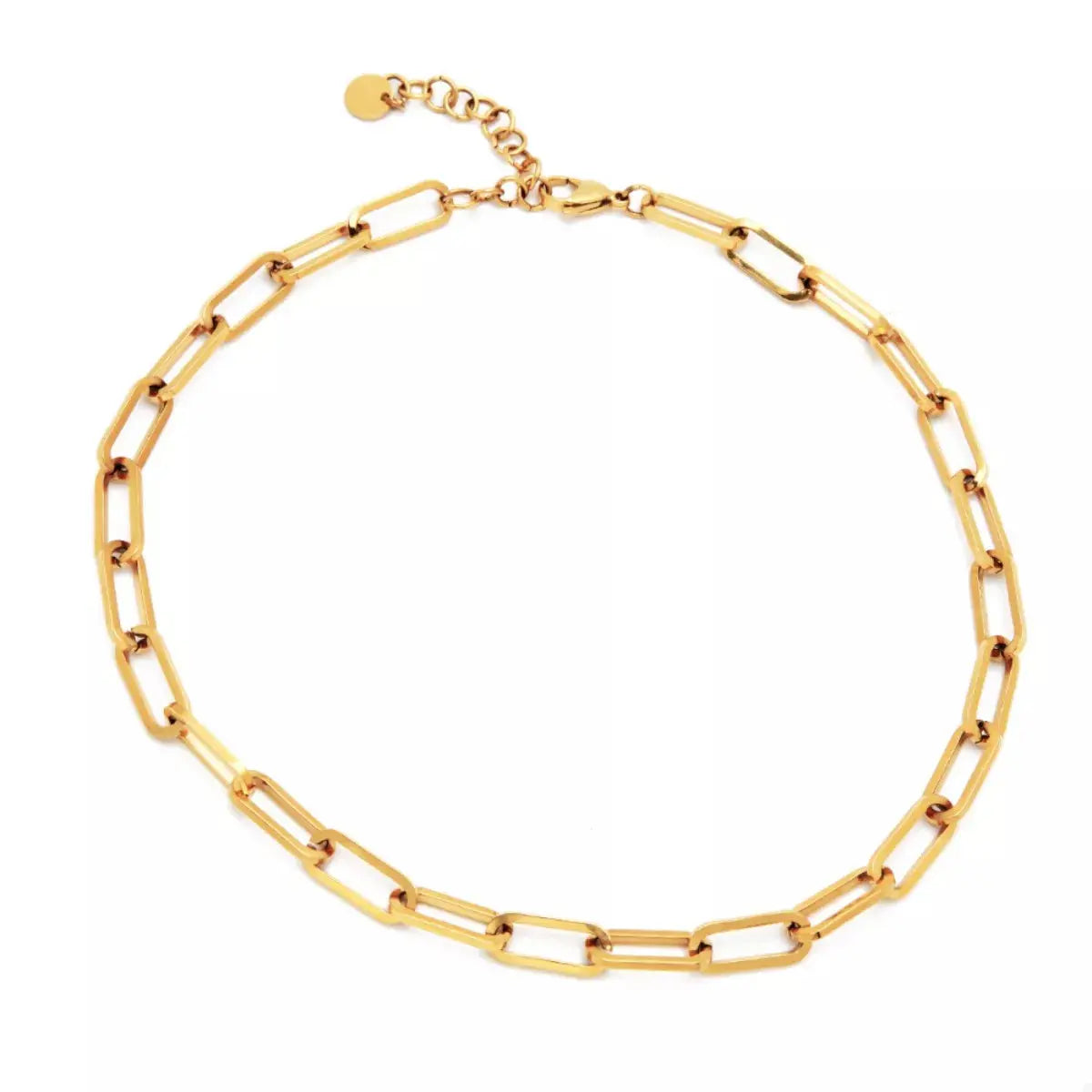 18K Gold-Plated Chain Necklace - SmileBen