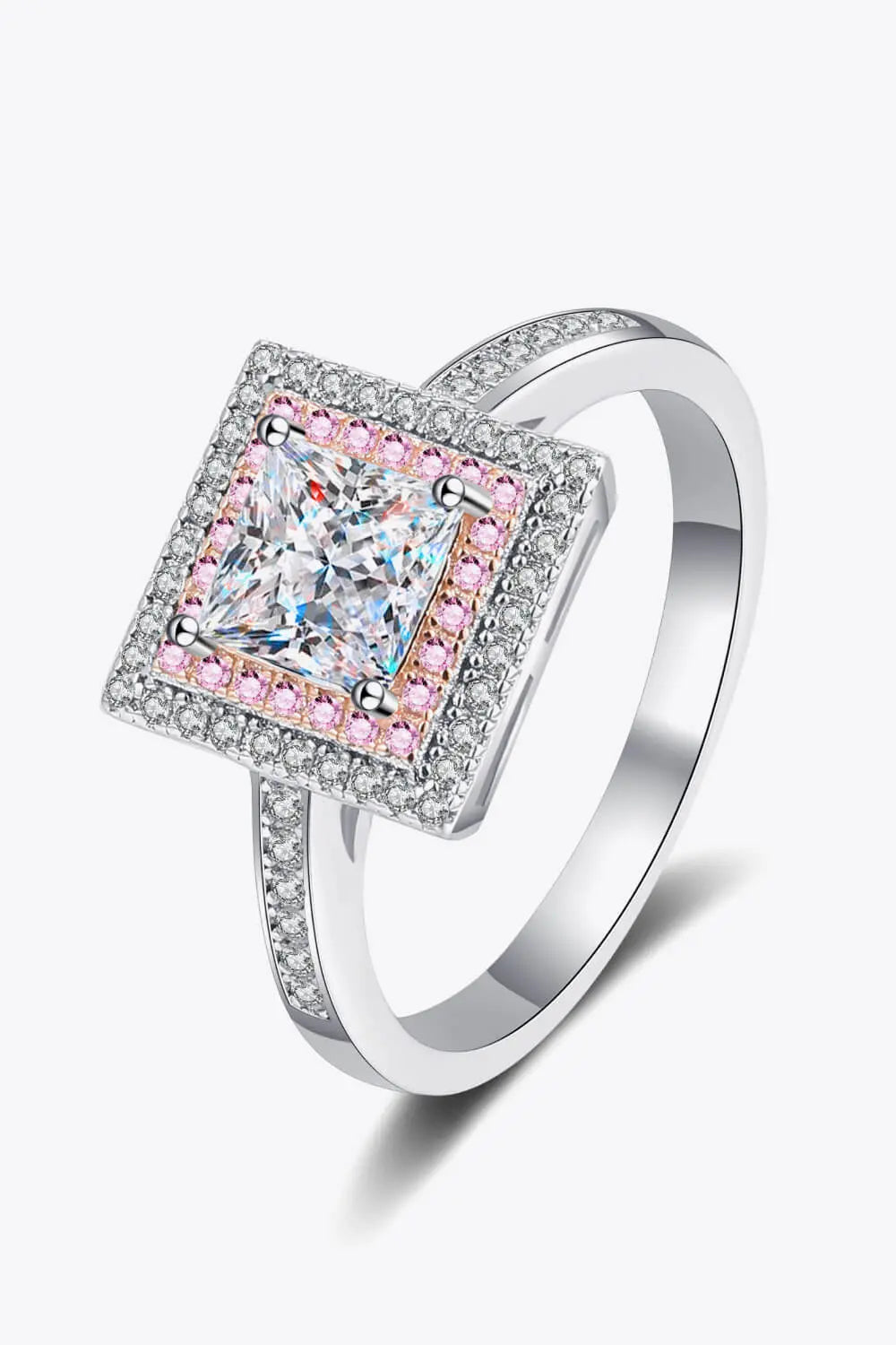 Stay Elegant 1 Carat Moissanite Ring - SmileBen