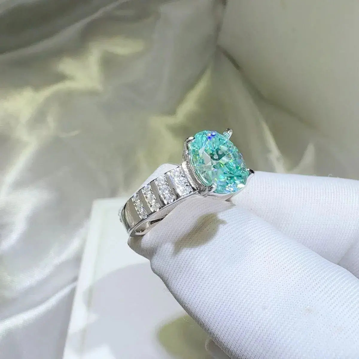 2 Carat Moissanite 925 Sterling Silver Ring - SmileBen