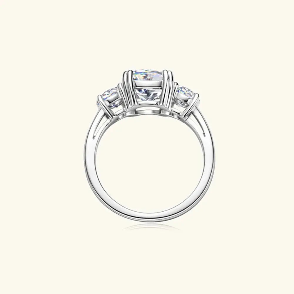 3.5 Carat Moissanite 925 Sterling Silver Ring - SmileBen