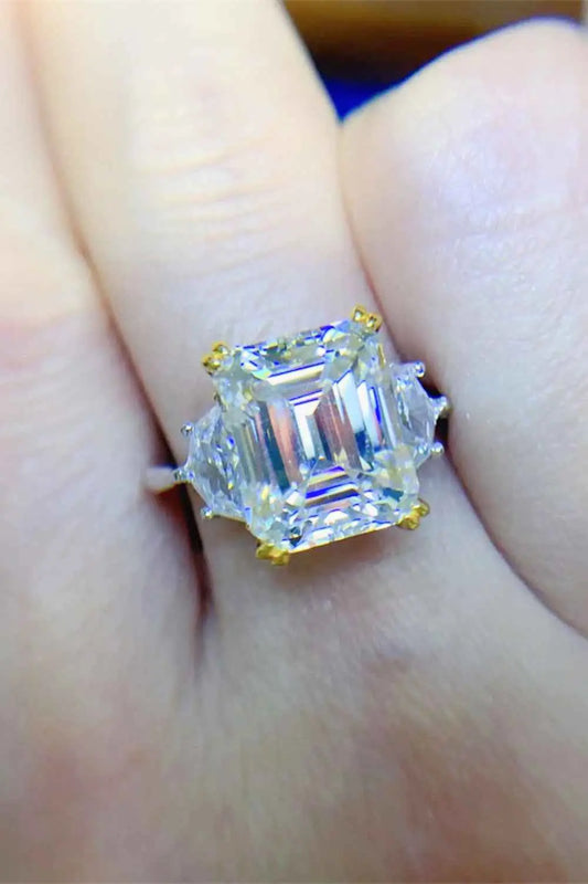 5 Carat Moissanite 925 Sterling Silver Ring - SmileBen